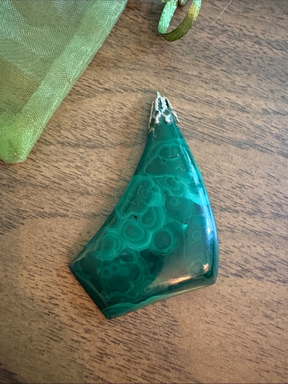 Malachite Pendant Green Stone
